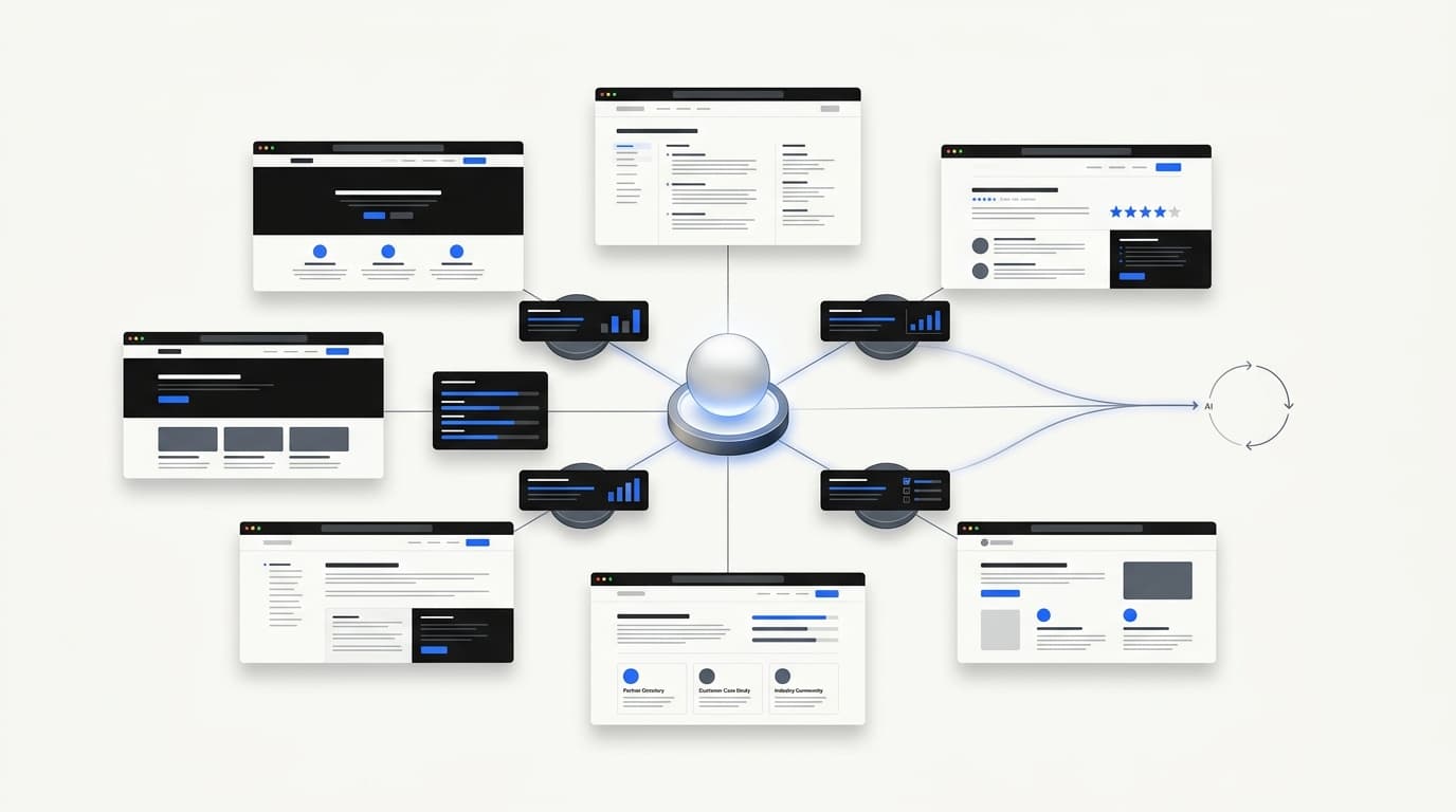 AI recommendations rely on an evidence map, not a better brand page